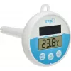 TFA Dostmann Digital Solar Pool Thermometer, White/Turquoise, 30.1068.02