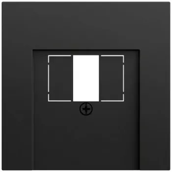 Krycí deska Gira 027674 TAE USB System 70, černá