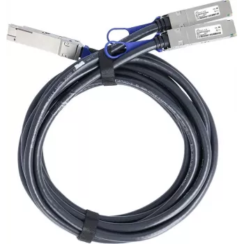Propojovací DAC kabel BlueLAN 400G QSFP-DD Breakout 1m AWG26 kompatibilní s Juniper QDD-2X200G-1M