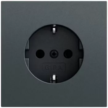Zásuvka GIRA 418873 SCHUKO System 70, antracitová