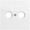Gira System 70 Coaxial Antenna Socket, Pure White (086970)