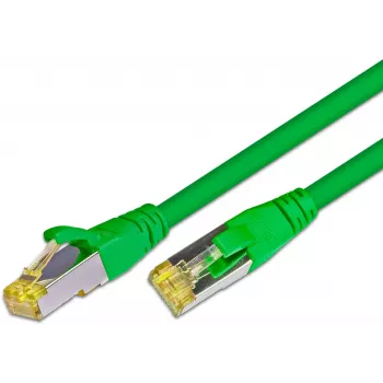 Patch kabel Wirewin Cat6a S/FTP, 1,5 m, zelený