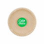 Gogreen Go Green kompostovatelné talíře z cukrové třtiny Ø15 cm, 10 ks