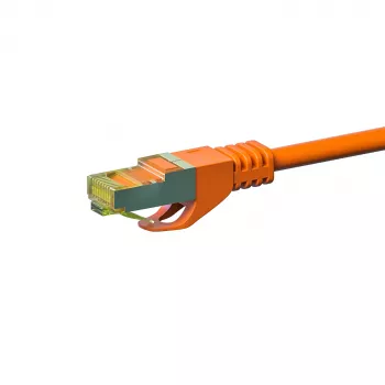 Patch kabel DSIT Cat7 S/FTP RJ45, 1,5 m, oranžový