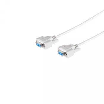 D-Sub kabel S-Conn AK 2183 1:1, 9pinový, samice/samice, 3 m (78042-3)