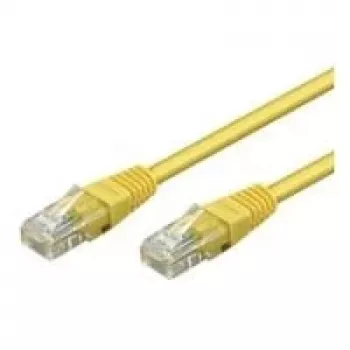 Patch kabel Goobay Cat5e U/UTP RJ45, CCA, 5 m, žlutý (68376)