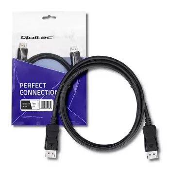 Qoltec DisplayPort 1.4 kabel, samec na samce, 8K, 1 m (50585)