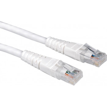 Secomp Cat6 U/UTP Patch Cable RJ45, 0.5 m, White