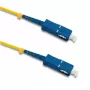 Optický patch kabel Qoltec SC/UPC na SC/UPC Single-Mode Simplex, 3 m