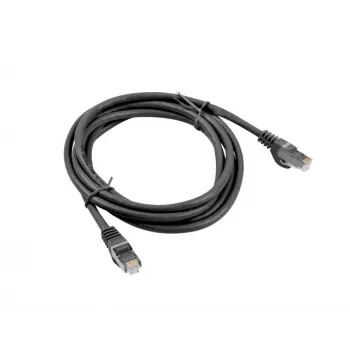 Propojovací kabel Cat6 F/UTP RJ45 Lanberg, 0,5 m, černý