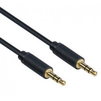 Audio kabel Mercodan Pro Minijack 1,0 m, Ultra Soft