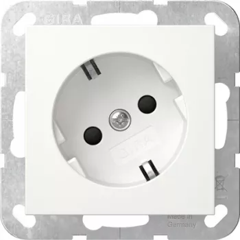 Zásuvka GIRA 441803 SCHUKO 30° + SH System 55 Re