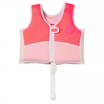 Plovací vesta Sunnylife (2–3 roky) – Melody the Mermaid Neon Strawberry