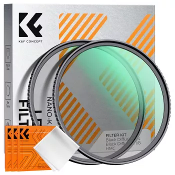 Sada filtrů K&F Concept 2v1 Black Diffusion 1/4 a 1/8, 67 mm (SKU.1714V1)
