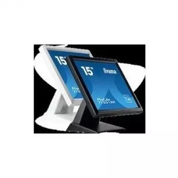 15 inch (38,1 cm) rezistivní dotykový monitor iiyama ProLite T1531SR-B3, 4:3, 1024x768, DVI, VGA, černý