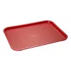 APS podnos na fast food 350 x 270 mm, výška 20 mm, polypropylen, červený (530)