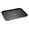 Tác na fast food APS 350 x 270 mm, výška 20 mm, polypropylen, černý (531)