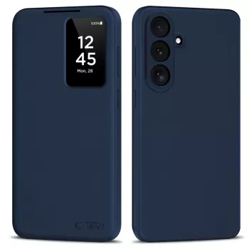 Pouzdro peněženka Tech-Protect Smart Wallet pro Samsung Galaxy S26 FE, námořnická modrá