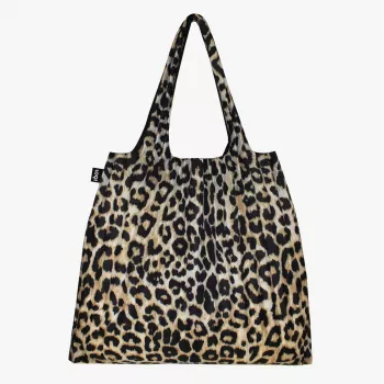 Pleated bag LOQI – leopard dusk