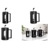Ritzenhoff & Breker Coffee Maker ADANA, 0.8 l, black made of borosilicate, for preparing coffee