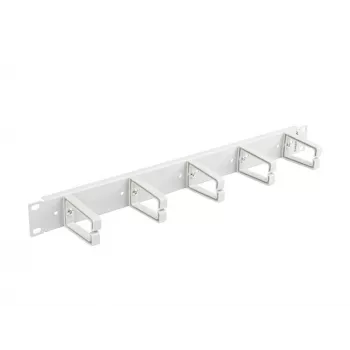 Panel pro vedení kabelů Lanberg 19 inch 1U, typ B - šedý (AK-1202-S)