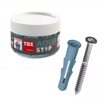 TOX AQUA STOP PRO 014271021 Dowel with screws Ø 8 mm x 50 mm, 40 pcs.