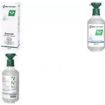 FIRST AID ONLY láhev na výplach ran a očí, 500 ml, sterilní fyziologický roztok 0,9%