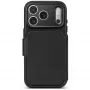 Kožené odnímatelné pouzdro s peněženkou Decoded pro iPhone 18 Pro / 17 Pro, MagSafe, černé