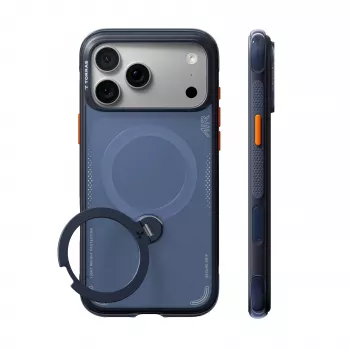 TORRAS Ostand Q3 Air – pouzdro pro iPhone 18 Pro / 17 Pro kompatibilní s MagSafe (deep blue)