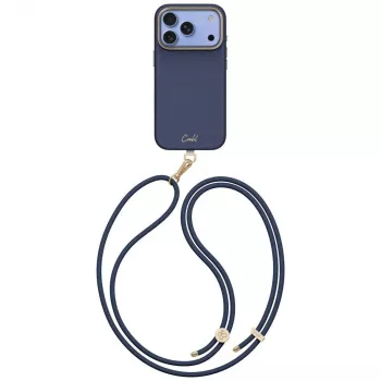 Pouzdro UNIQ Coehl Mirelle pro iPhone 18 Pro / 17 Pro s magnetickým nabíjením, modré