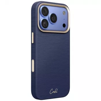 Pouzdro UNIQ Coehl Mirelle pro iPhone 18 Pro / 17 Pro s magnetickým nabíjením, modré