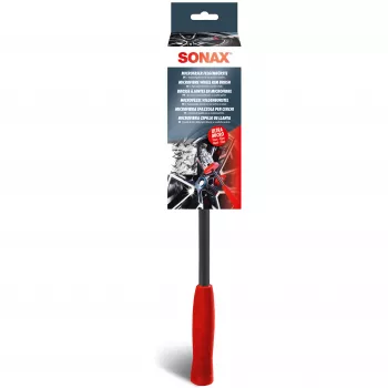 Mikrovláknový kartáč na kola SONAX, červený, černý