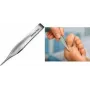 Pinzeta na třísky FIRST AID ONLY, 144 mm, stříbrná, z nerezové oceli, pro jemné uchopovací a přidržovací práce