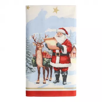 Ubrus PAPSTAR Dear Santa 37224 bílý 120,0 x 180,0 cm