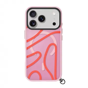 Pouzdro LAUT Keyko Pop pro iPhone 17 Pro Max, Rosy Wave