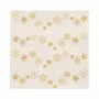 Vánoční ubrousky PAPSTAR „Golden Snowflakes“ 330 x 330 mm, potištěné, 1/4 sklad, 3vrstvé