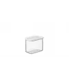 MEPAL Storage Box Modula, transparent/white, 1.0 l