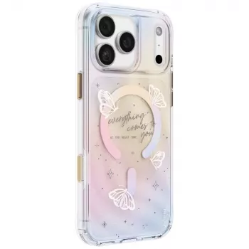 Pouzdro UNIQ Coehl Ellie pro iPhone 18 Pro Max / 17 Pro Max, magnetické nabíjení, Prism Bloom
