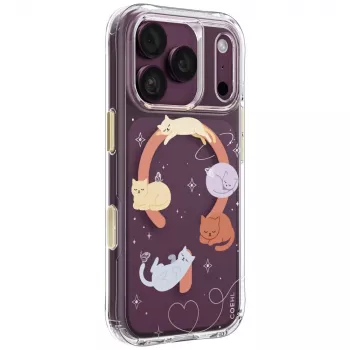 Pouzdro UNIQ Coehl Elysie pro iPhone 18 Pro / 17 Pro, magnetické nabíjení, Whiskered Dreams