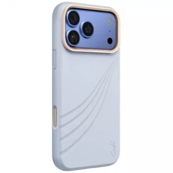 Pouzdro UNIQ Coehl Serina pro iPhone 18 Pro Max / 17 Pro Max, magnetické nabíjení, modrá