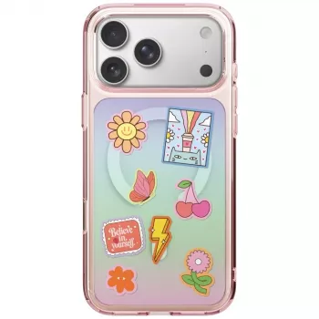 Pouzdro UNIQ Coehl Estelle pro iPhone 18 Pro / 17 Pro, magnetické nabíjení, růžová