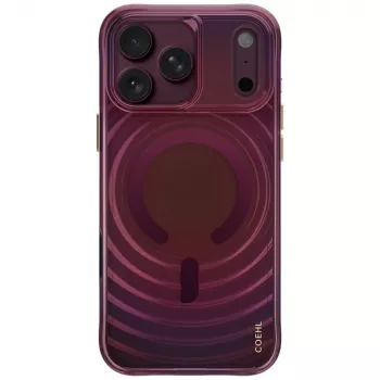 Pouzdro UNIQ Coehl Vela pro iPhone 18 Pro Max / 17 Pro Max, magnetické nabíjení, vínová