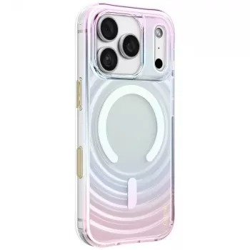 Pouzdro UNIQ Coehl Vela pro iPhone 18 Pro /17 Pro, magnetické nabíjení, opálová