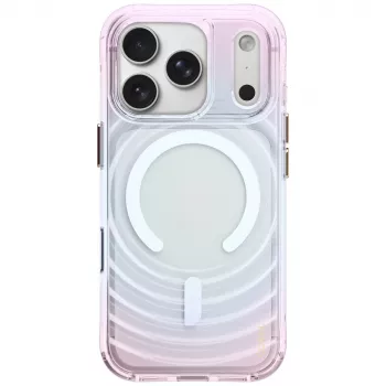Pouzdro UNIQ Coehl Vela pro iPhone 18 Pro /17 Pro, magnetické nabíjení, opálová