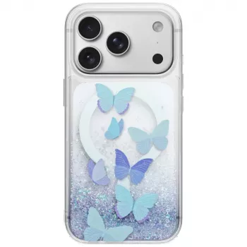 Pouzdro UNIQ Coehl Aria pro iPhone 18 Pro / 17 Pro, magnetické nabíjení, modré