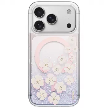 Pouzdro UNIQ Coehl Isla pro iPhone 18 Pro / 17 Pro s magnetickým nabíjením, růžové