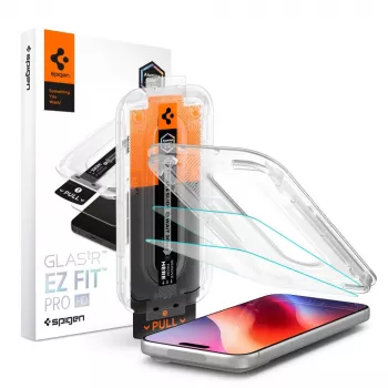 Spigen Glas.TR EZ Fit Pro HD AC 2-Pack Tempered Glass iPhone 16 Pro Max / 17 Pro Max / 18 Pro Max Clear