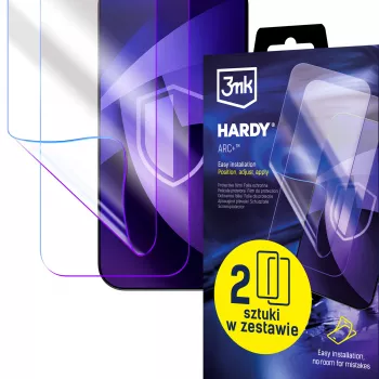 Ochranná fólie na displej 3mk Hardy ARC+ se 4 vrstvami pro Redmi Note 15 Pro+ 5G