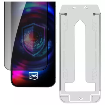 Sklo soukromí 3mk HardGlass Max Privacy s aplikátorem pro Apple iPhone Air (3M008313)