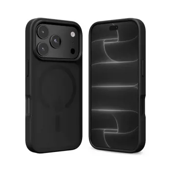 Pouzdro Crong Matte Magnetic MagSafe pro iPhone 18 Pro Max / 17 Pro Max, černé